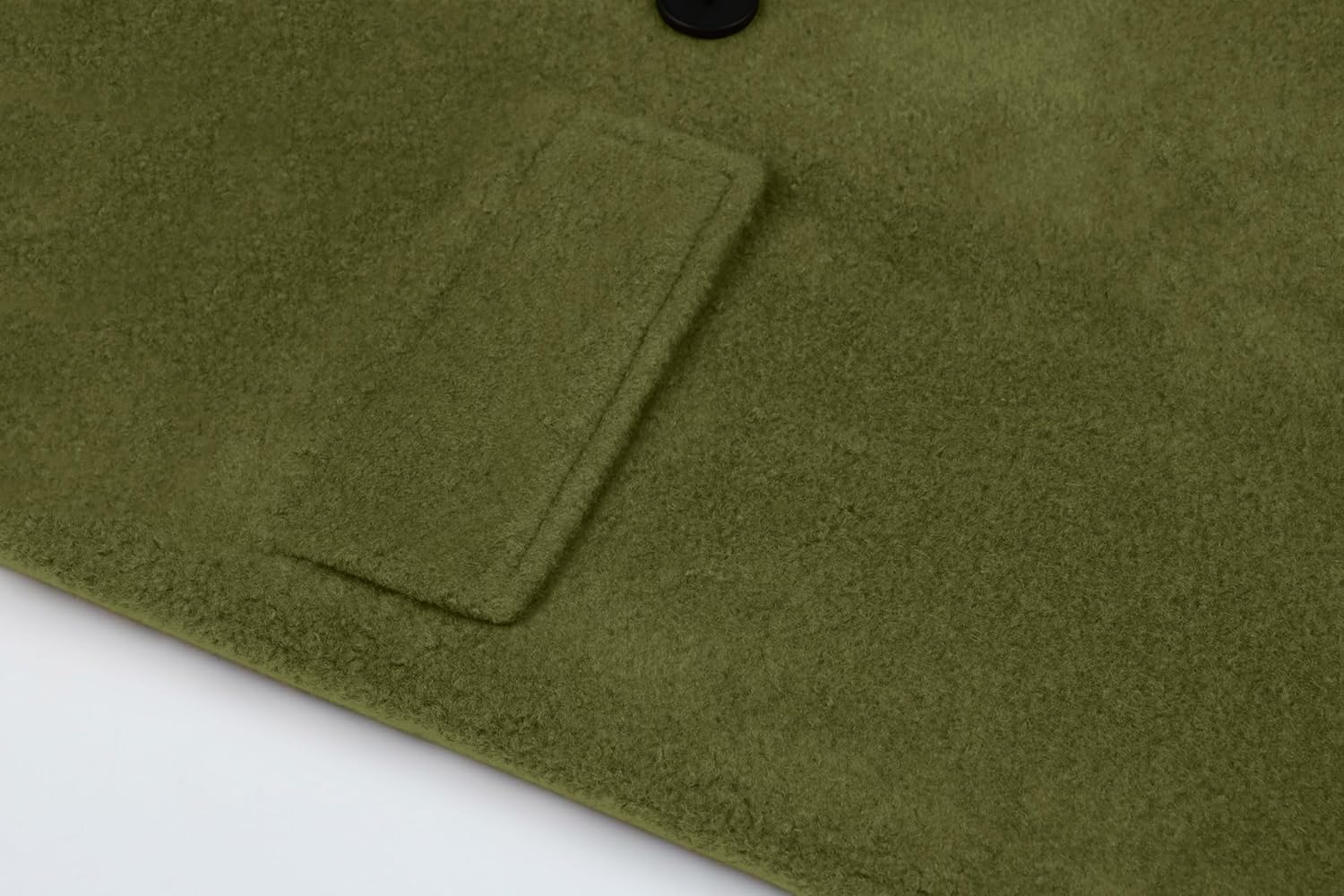 Women Oversized Long Winter Coats Warm Wool Blend Pea Trench Coat Overcoat - Image 4